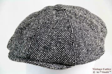 flatcap Paperboy pet Hawkins grijs tweed maat 57 t/m 60 new, Ophalen of Verzenden, Nieuw, Hawkins, Pet