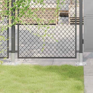 vidaXL Spokkels vierkant 12 st gegalvaniseerd staal, Verzenden, Nieuw