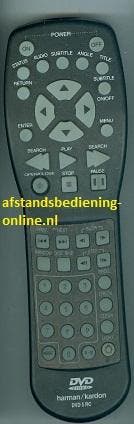 Afstandsbediening Harman Kardon dvd5 rc, Ophalen of Verzenden, Nieuw, Origineel