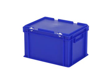 Stapelbak met deksel - 400 x 300 x H 250 mm (gladde bodem) -, Ophalen of Verzenden, Nieuw