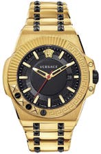 Versace VEDY00619 Chain Reaction heren horloge 45 mm, Overige merken, Staal, Verzenden, Polshorloge
