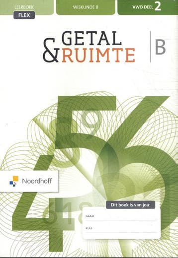 Getal amp Ruimte B vwo deel 2 leerboek flex 9789001893965, Verzenden, Zo goed als nieuw