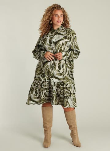 Yest Curve jurk Gwyneth Maat:, Kleding | Dames, Verzenden, Nieuw, Overige kleuren