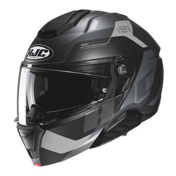 HJC i91 Carst Zwart Grijs Systeemhelm, Nieuw met kaartje, Systeemhelm, HJC, XXL