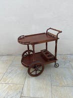 Serveerwagen - Mahonie - tafelbar, Antiek en Kunst