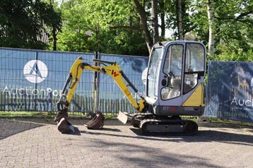Veiling: Minigraver Wacker Neuson ET16 Diesel 13.8kW 2019, Ophalen, Graafmachine