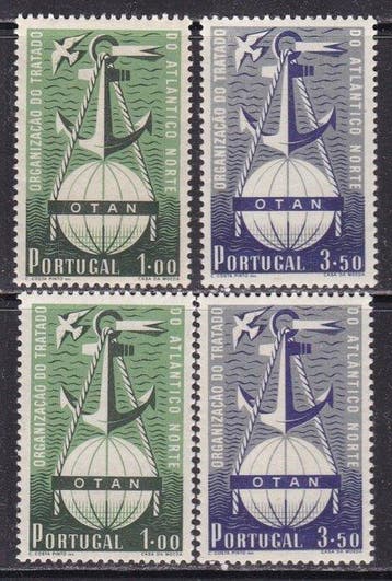 Portugal 1952 - Noord-Atlantische Verdragsorganisatie - NAVO, Gestempeld