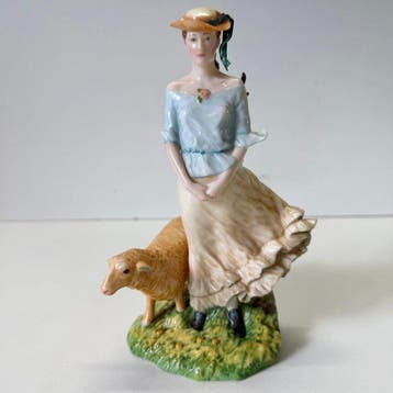 Franklin Mint - sculptuur, Winslow Homer Fresh Air - 19 mm