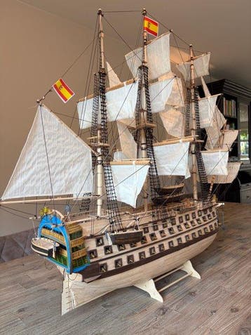Kolderstok - Modelschip - Santa Ana - Scheepsmodel – ca. 110, Nieuw