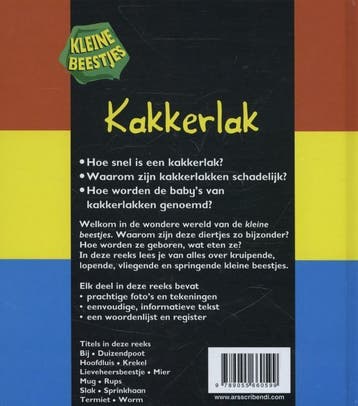 Kakkerlak / Kleine beestjes 9789055660599 Karen Hartley, Verzenden, Zo goed als nieuw, Karen Hartley