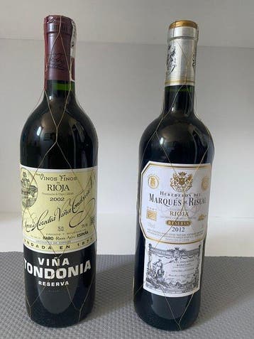 2002 R. López de Heredia, Viña Tondonia & 2012 Marqués de, Nieuw