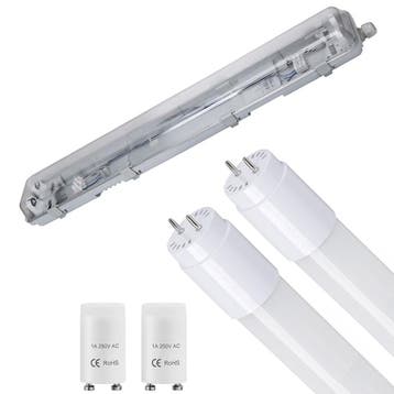 LED Waterdichte TL Armatuur met T8 G13 Buizen - Velvalux, Ophalen of Verzenden, Nieuw, Overige fittingen