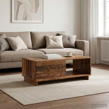 vidaXL Salontafel Oud hout 95 x 50,5 x 35 cm Bewerkt hout, Huis en Inrichting, Verzenden, Nieuw, Overige houtsoorten