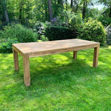 Rechthoekige tuintafel met dwarsbalk -  240 cmTuintafels, Ophalen of Verzenden, Nieuw