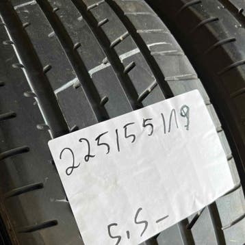 2 x Toyo Proxes 225-55-19 Zomerbanden 5,5mm, 19 inch, Gebruikt, Ophalen of Verzenden, Band(en)