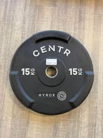 Centr x HYROX Competition Edge Bumper Plate - 15 kg, Ophalen of Verzenden, Nieuw, Halterschijven