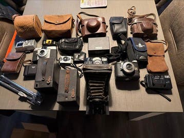 Agfa, Pentax, Olympus, Canon, Minox Vintage Estate Camera, Nieuw