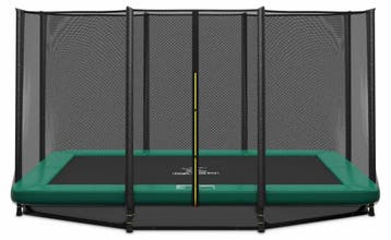 Ingraaf Trampoline Magic Circle Pro 244 x 366 cm Groen met, Ophalen of Verzenden, Nieuw