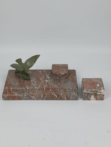Beeldje (2) - Brons, Marmer, Antiek en Kunst