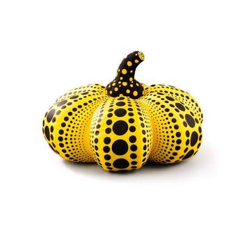 Yayoi Kusama (1929-2026) (after) - Yellow pumpkin plush dots