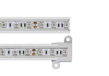 LED strip 100cm - Aluminium Profiel - IP65 - RGB - Male + fe, Ophalen of Verzenden, Nieuw