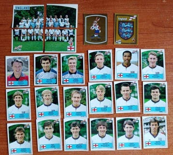 Panini - Euro 88 - England - 24 sticker, Verzamelen, Nieuw