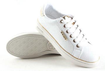 GUESS Dames Sneakers Beckie - Wit - Maat 37, Verzenden, Nieuw