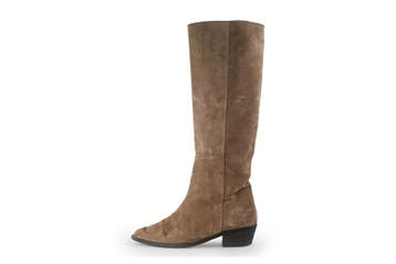 Notre-V Laarzen in maat 40 Beige, Verzenden, Beige, Zo goed als nieuw, Hoge laarzen