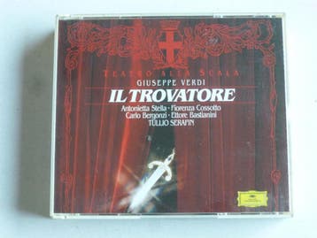 Verdi - Il Trovatore / Stella, Bergonzi, Tullio Serafin (2 C, Ophalen of Verzenden, Zo goed als nieuw