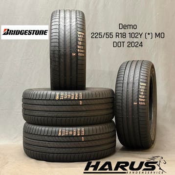 225/55/18 102Y (*) MO Bridgestone zomerbanden demo 4X, 18 inch, Nieuw, Ophalen of Verzenden, Band(en)