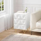 2dekans | Eugad Nachtkastje met 3 Lades – 40x40x62,5 cm –, Ophalen of Verzenden, Zo goed als nieuw