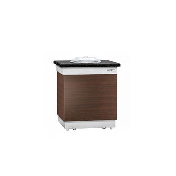 GGM Gastro | Bordendispenser DUBLIN - 700mm - verwarmd - met, Verzenden, Nieuw, Effen, Bord(en)