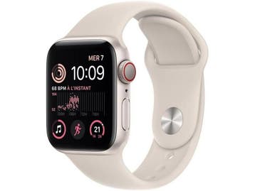 Apple Watch SE Series 2 - 44mm - Aluminium - Sterrenlicht -, Verzenden, Zo goed als nieuw, Apple