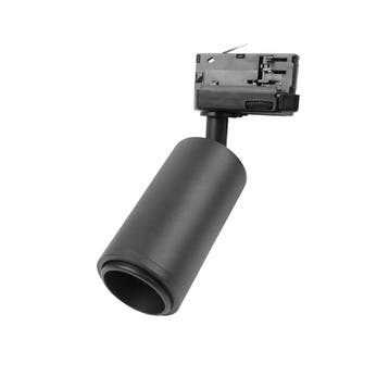 3-FASE RAILARMATUUR OBERON ZWART GU10 ZOOMABLE, Nieuw