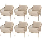 Sardinia low dining tuinstoel latte 4 Seasons Outdoor  set, Ophalen of Verzenden, Nieuw