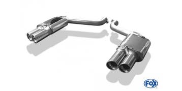 FOX Chrysler 300C SRT8 einddemper rechts/links - 2x100 type, Verzenden, Nieuw