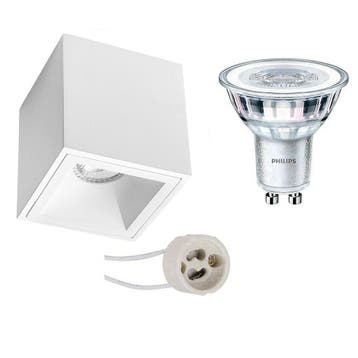 Voordeelset: Opbouwspot Set - Pragmi Cliron Pro - GU10, Ophalen of Verzenden, Nieuw, Overige fittingen, Plafondspot of Wandspot