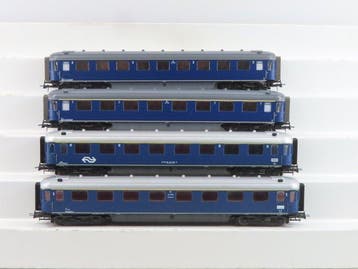 Roco H0 - 44256/44284/44296 - Modeltrein personenwagen (4) -, Nieuw