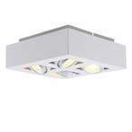 Moderne opbouwspot wit, Akira, Ophalen of Verzenden, Nieuw, Metaal, Modern