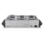 Warmhoudplaat | Tristar | 3 x 1.4 liter (200W, RVS, Deksel), Verzenden, Nieuw in verpakking