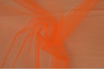 Tule hard Oranje - rol 50 meter, Verzenden, Nieuw, Oranje