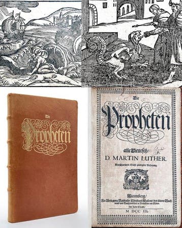 [28 Kupfer] M. Luther - Die Propheten - 1703, Antiek en Kunst