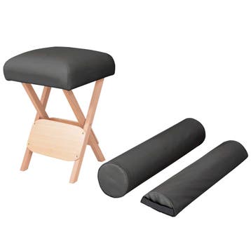 vidaXL Massagekruk met 12 cm dikke zitting 2 bolsters, Sport en Fitness, Massageproducten, Verzenden, Nieuw