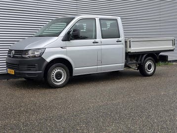 Volkswagen Transporter 2.0 TDI L2H1 DC Comfortline Pick-up o, Stof, Gebruikt, Volkswagen, Airbags