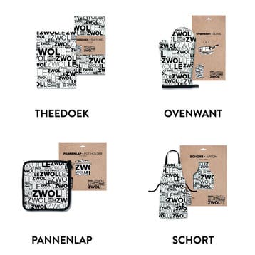 Zwolle voordeelpakket keukentextiel, Huis en Inrichting, Verzenden, Nieuw, Overige kleuren, Overige typen
