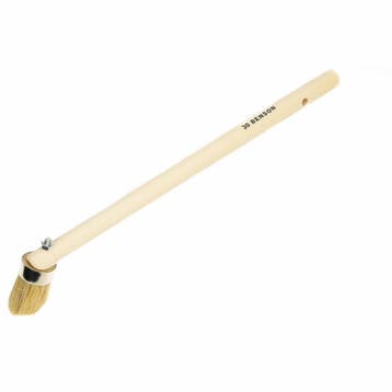 Benson Ronde bokkepootkwast - wit varkenshaar - 30 mm - h..., Doe-het-zelf en Verbouw, Schildersmaterialen, Ophalen of Verzenden