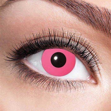 Kleurlenzen roze maandlenzen, Verzenden, Nieuw, Feestartikel