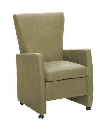 Eetkamerstoel Max - eetkamerstoelen - Groen, Nieuw, Stof