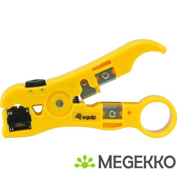 Equip 12941107101 kabel krimper Stripgereedschap Geel, Verzenden, Nieuw
