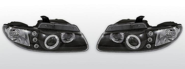 Koplampen Angel Eyes | geschikt voor Chrysler Voyager 1996-2, Auto-onderdelen, Verlichting, Nieuw, Chrysler, Verzenden